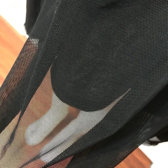 𝅺pleather mesh strapless dress 💚 - Picture 4 of 4